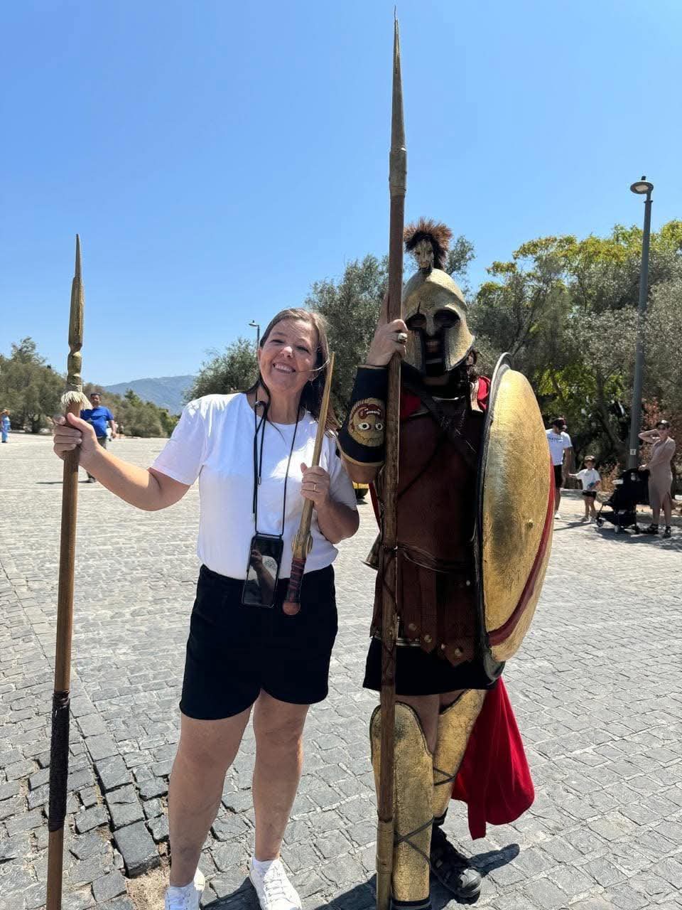 Passeio a pé em Atenas